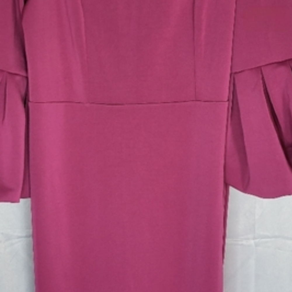 NWT Eloquii Mauve Long Sleeve Dress - Picture 5 of 7
